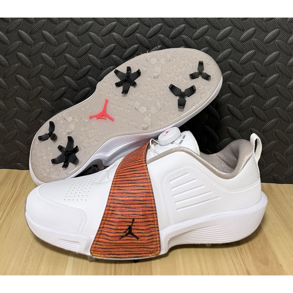 Air Jordan Air Rev Golf Shoes White Black Infrared 23 FV6338-102 Mens Sz 8.5 NEW